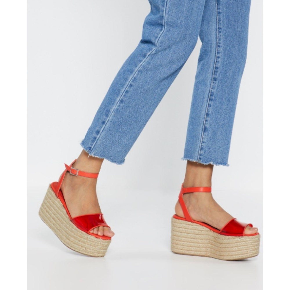 orange flatforms